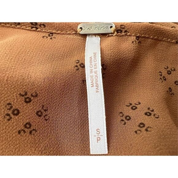 NWOT Free People Women's Baby Dee Chiffon Sheer Fit & Flare Mini Dress Size S - Picture 7 of 10